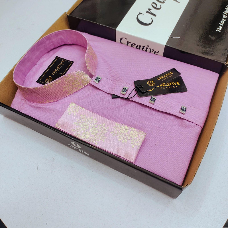 প্রিমিয়াম পাঞ্জাবি (গোলাপী)