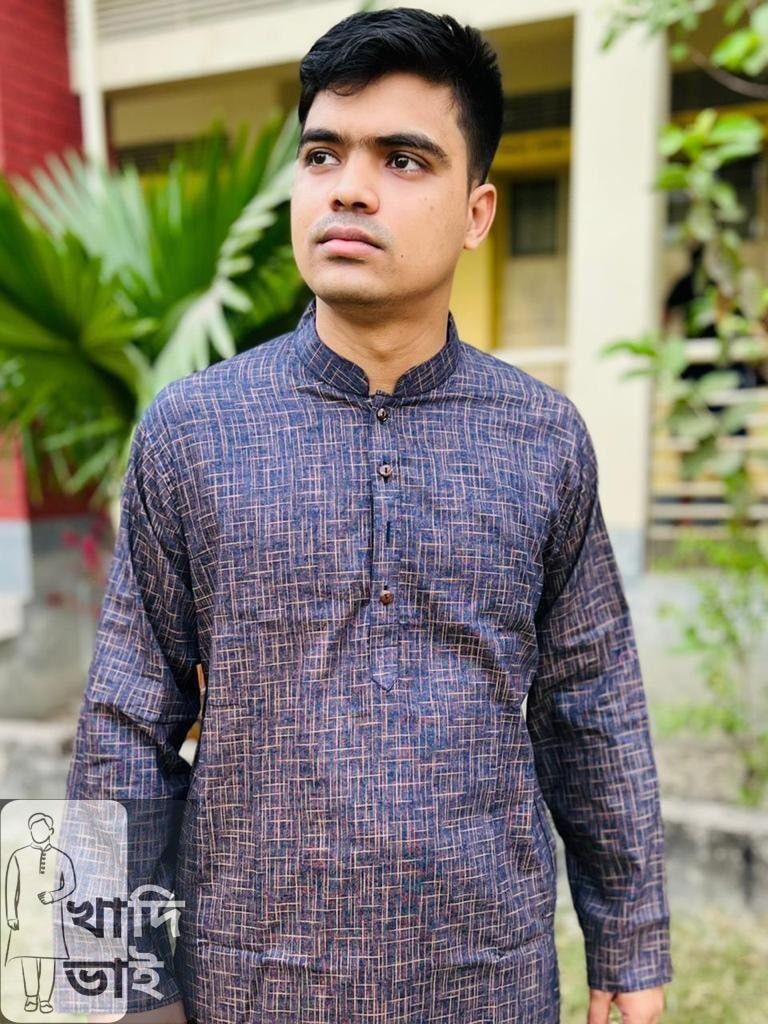 সাটন খাদি পাঞ্জাবি